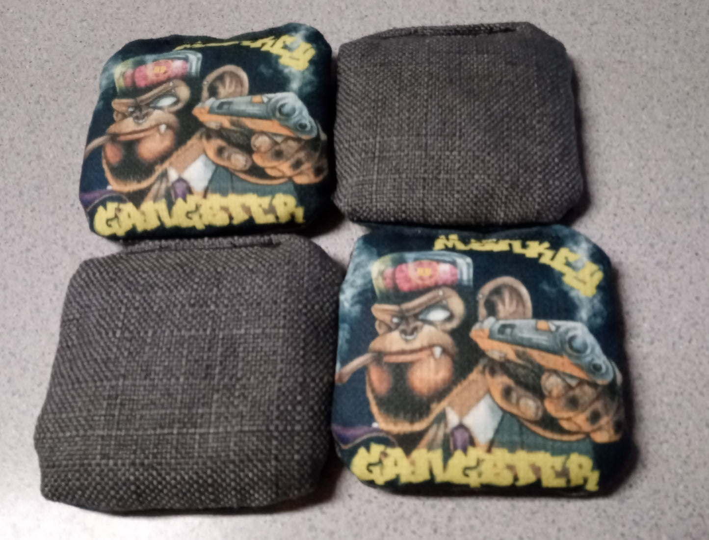 Monkey Gangster Mini Cornhole Bag