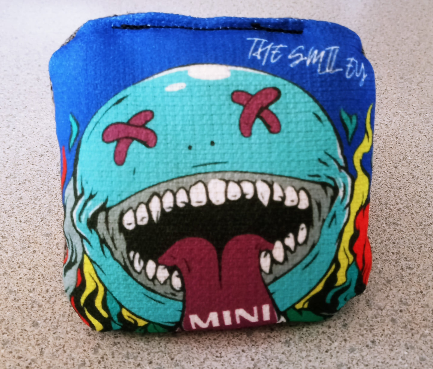 The Smiley Mini Cornhole Bag