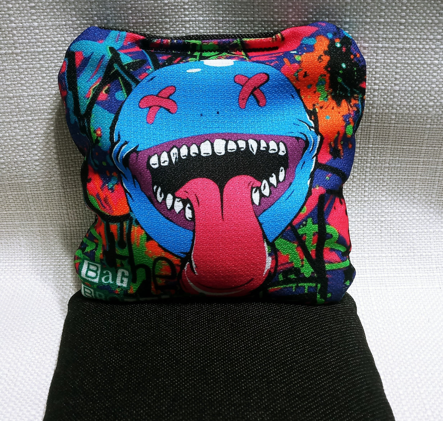 NON-STAMPED SMILEY CORNHOLE BAG