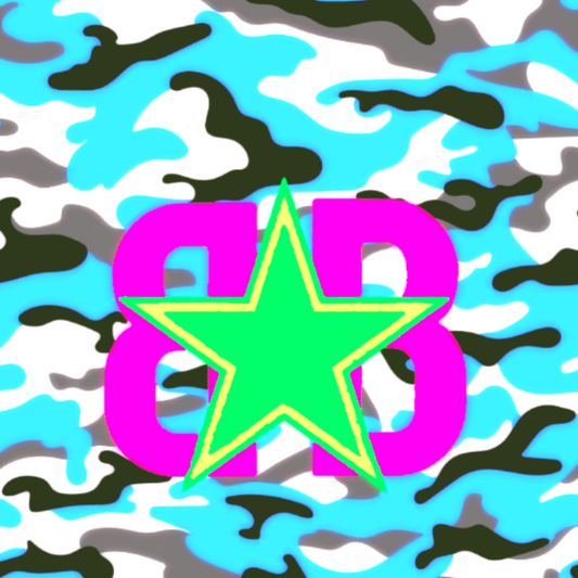 BB Star Logo Cornhole Bag Keychain