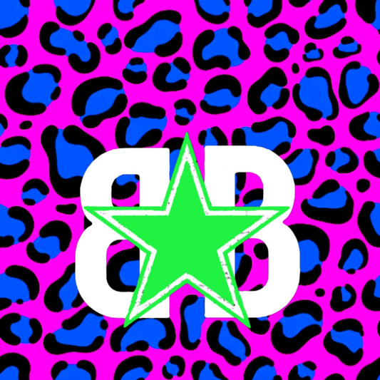 Cheetah Cornhole Bag Keychain