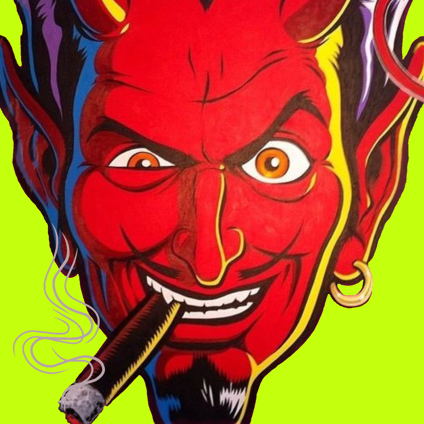 The Devil Mini Cornhole Bag