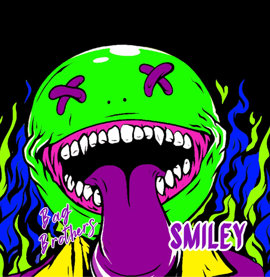 NON-STAMPED SMILEY CORNHOLE BAG