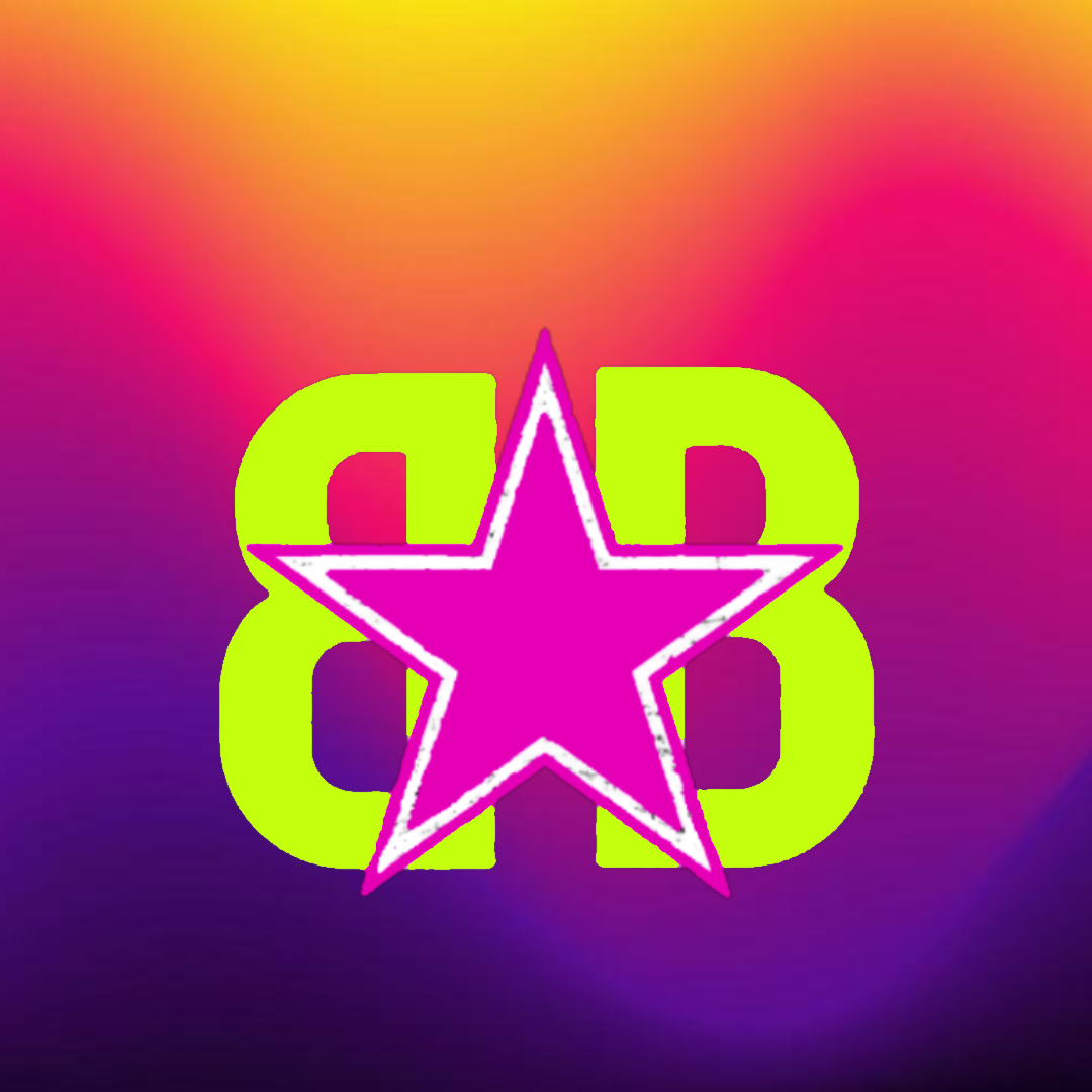 BB Star Logo Cornhole Bag Keychain