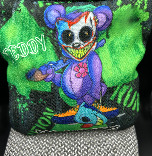Teddy Toxic Cornhole Bags front