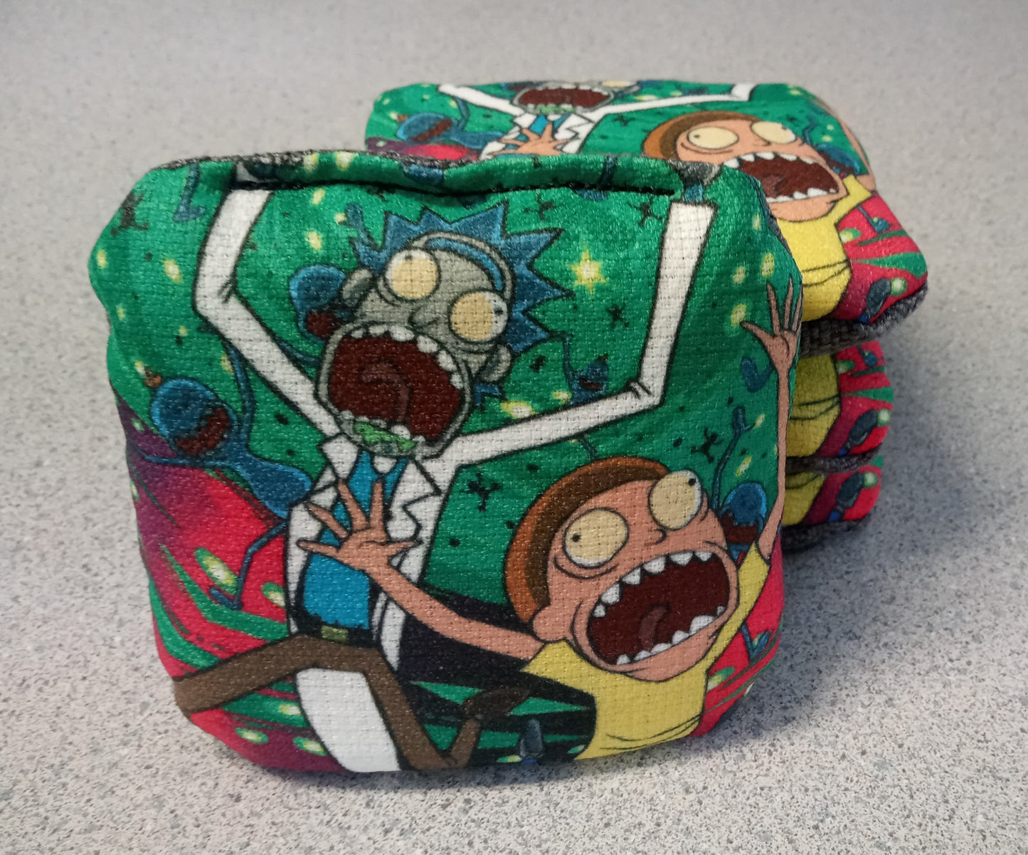 Rick and Morty Mini Cornhole Bag