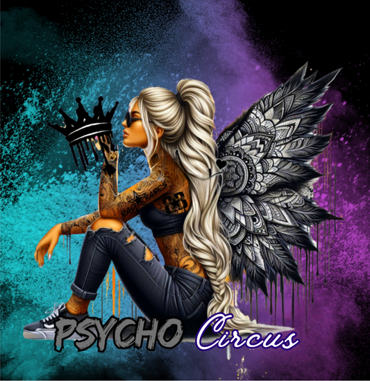 NON-STAMPED PSYCHO CIRCUS CORNHOLE BAGS "ADJUST YOUR CROWN"