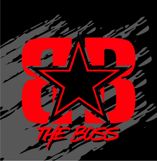 NON-STAMPED THE BOSS CORNHOLE BAGS "BLACK STAR"