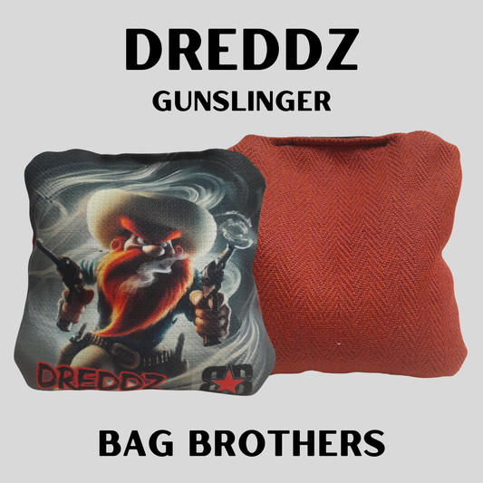 NON-STAMPED DREDDZ CORNHOLE BAGS "GUNSLINGER"