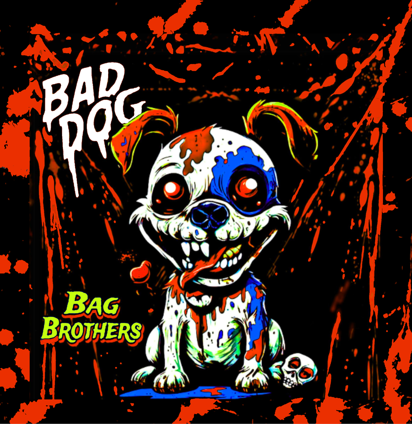 BAD DOG NON-STAMPED CORNHOLE BAG