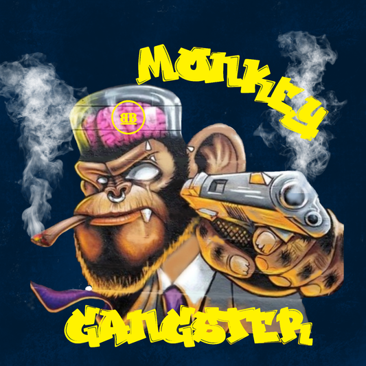 Monkey Gangster Mini Cornhole Bag